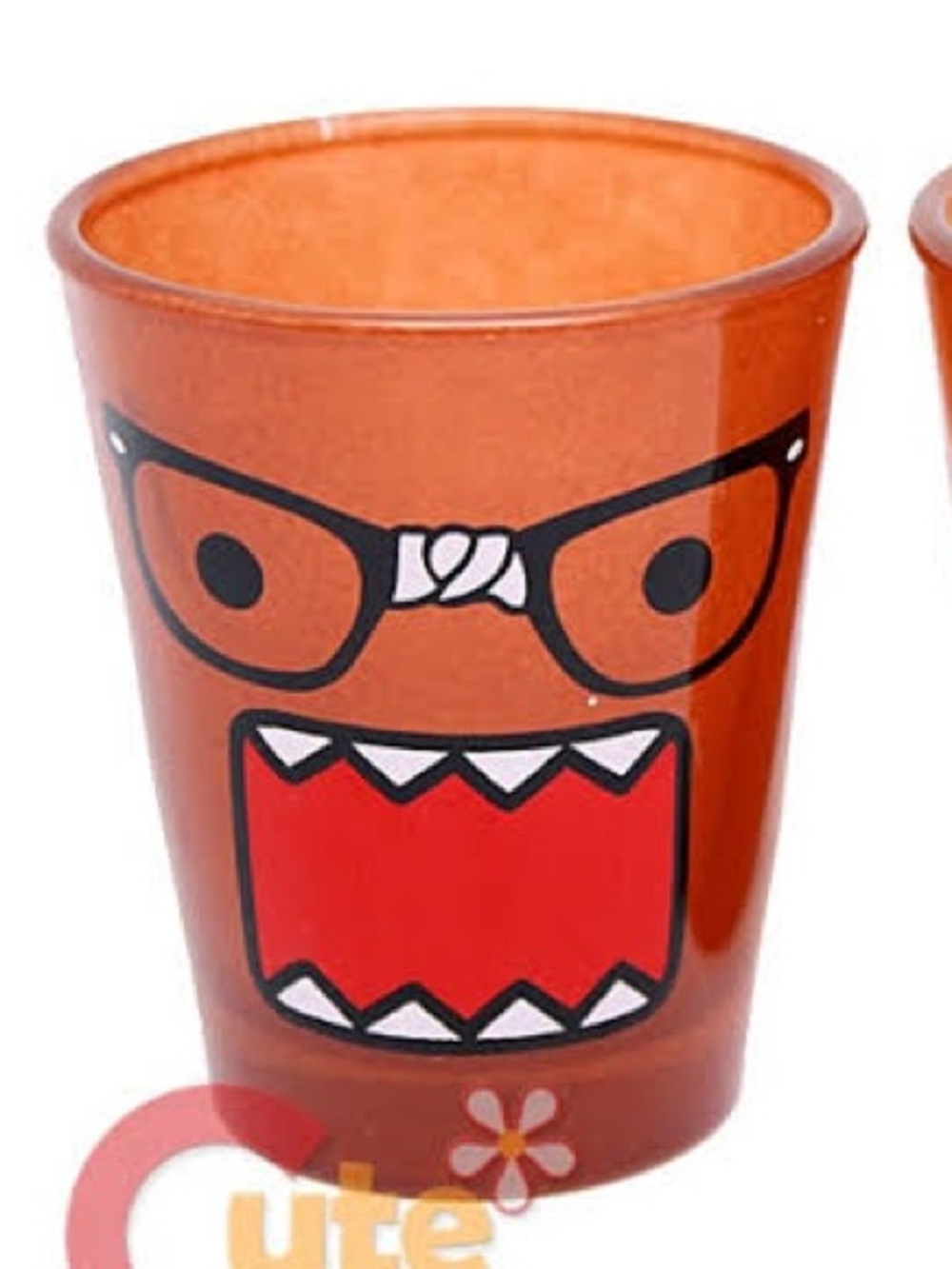 Domo Kun Shot Glass Nerd Glasses New Vtg